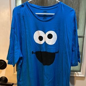 Sesame Street Cookie Monster T shirt. Size 3x adult